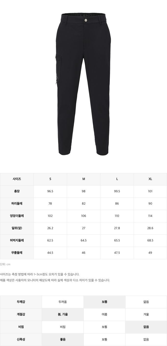 제품 핏 가이드 이미지