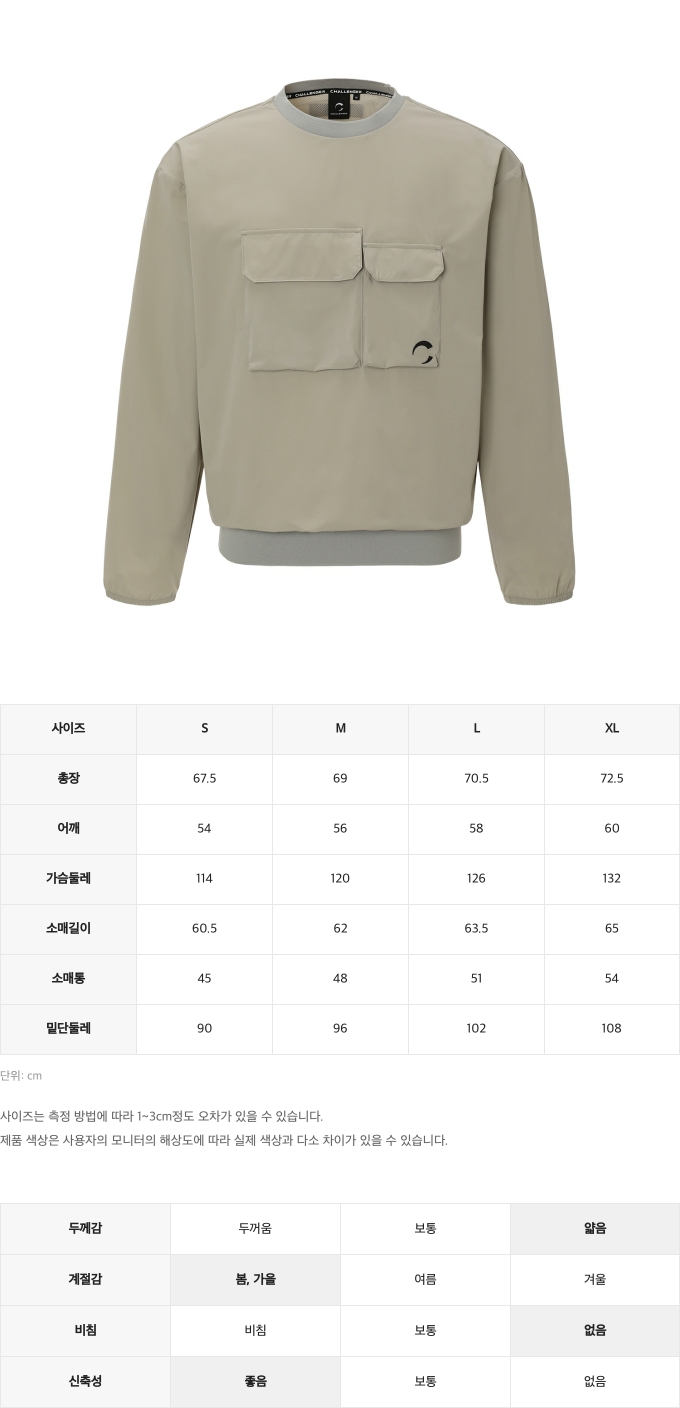 제품 핏 가이드 이미지