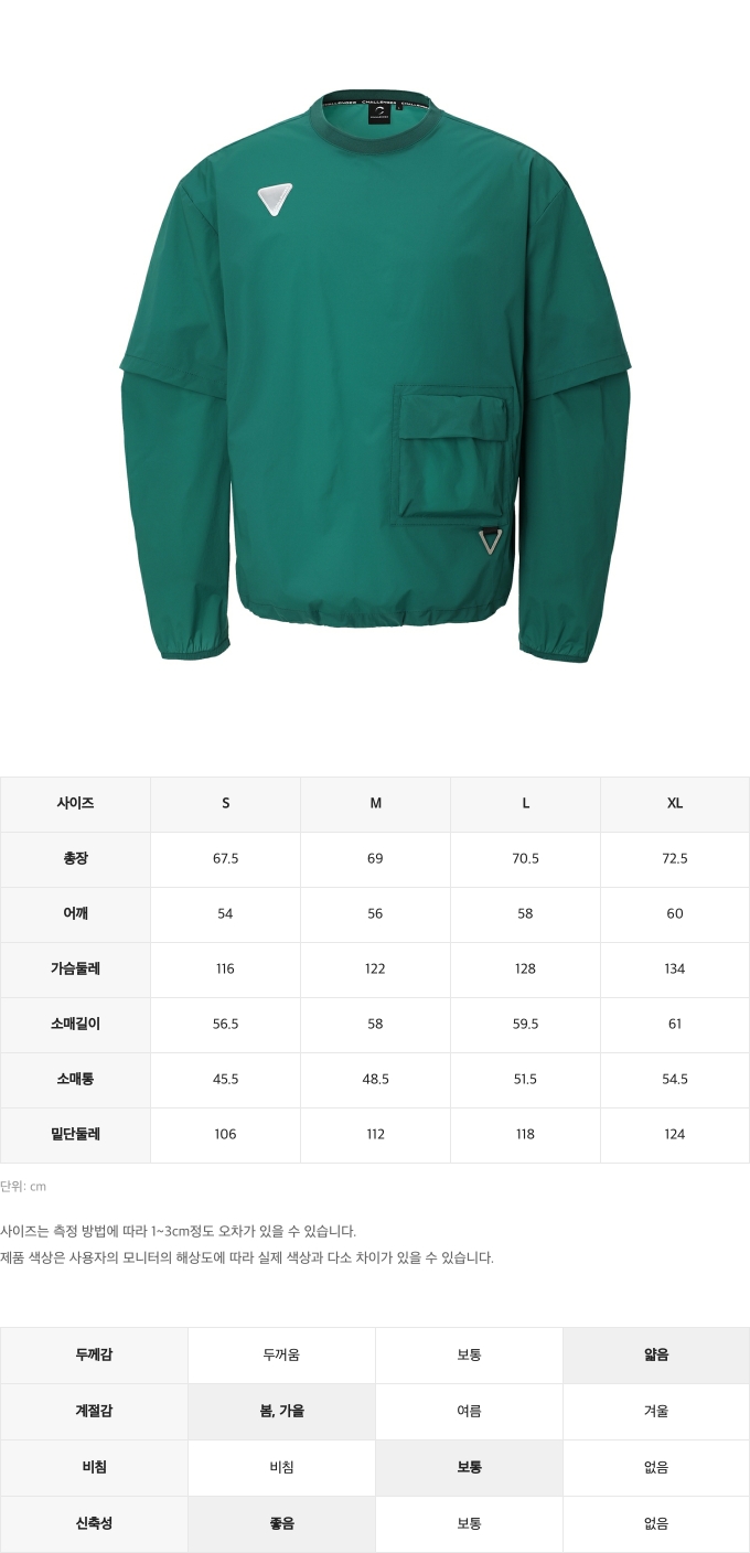 제품 핏 가이드 이미지