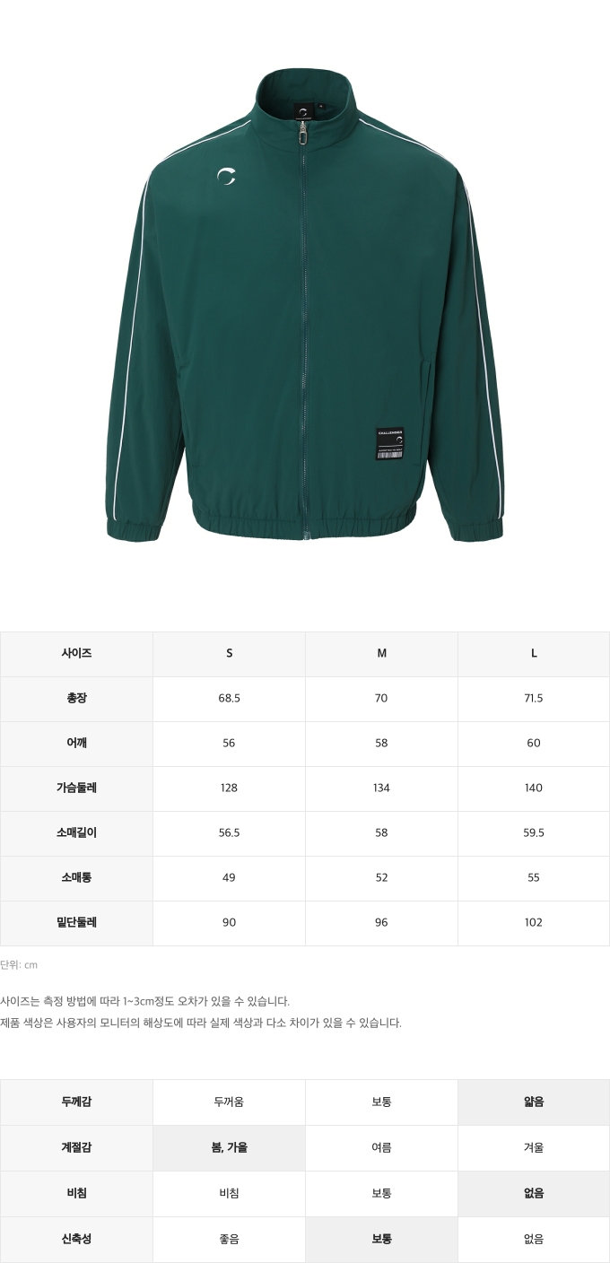 제품 핏 가이드 이미지