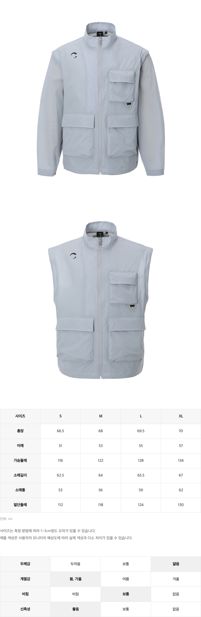 제품 핏 가이드 이미지