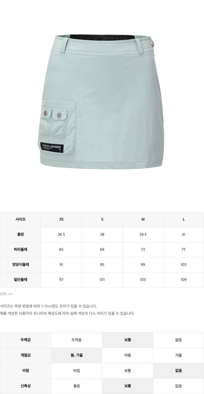 제품 핏 가이드 이미지