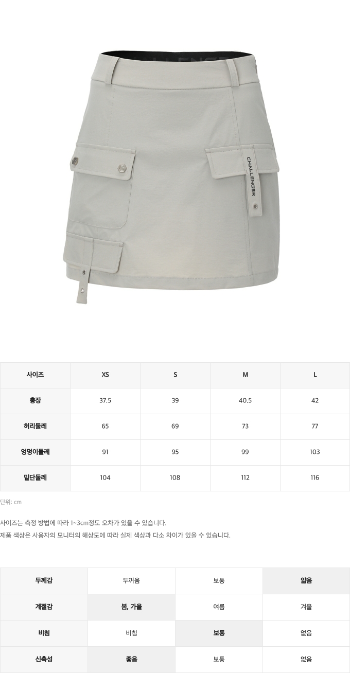 제품 핏 가이드 이미지