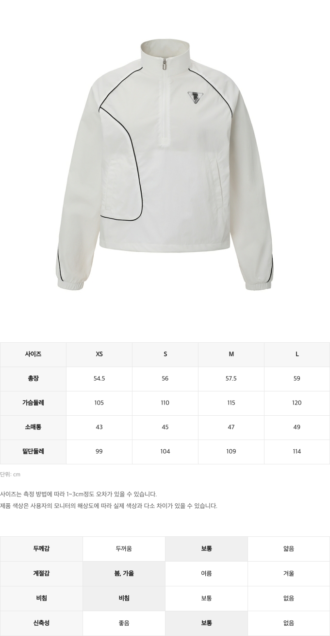 제품 핏 가이드 이미지