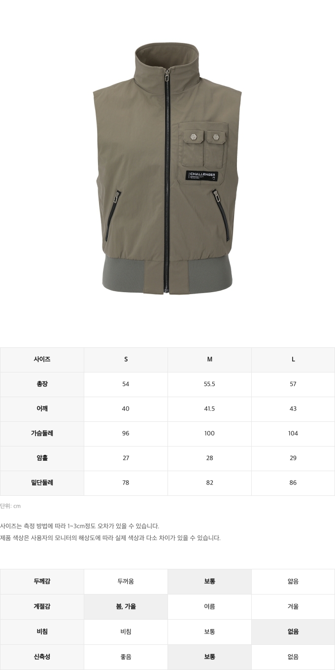 제품 핏 가이드 이미지