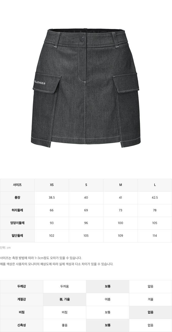 제품 핏 가이드 이미지