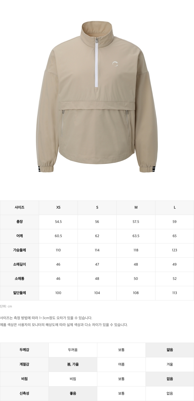 제품 핏 가이드 이미지