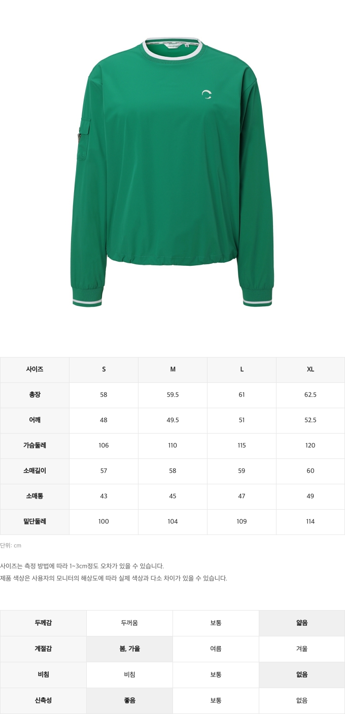 제품 핏 가이드 이미지