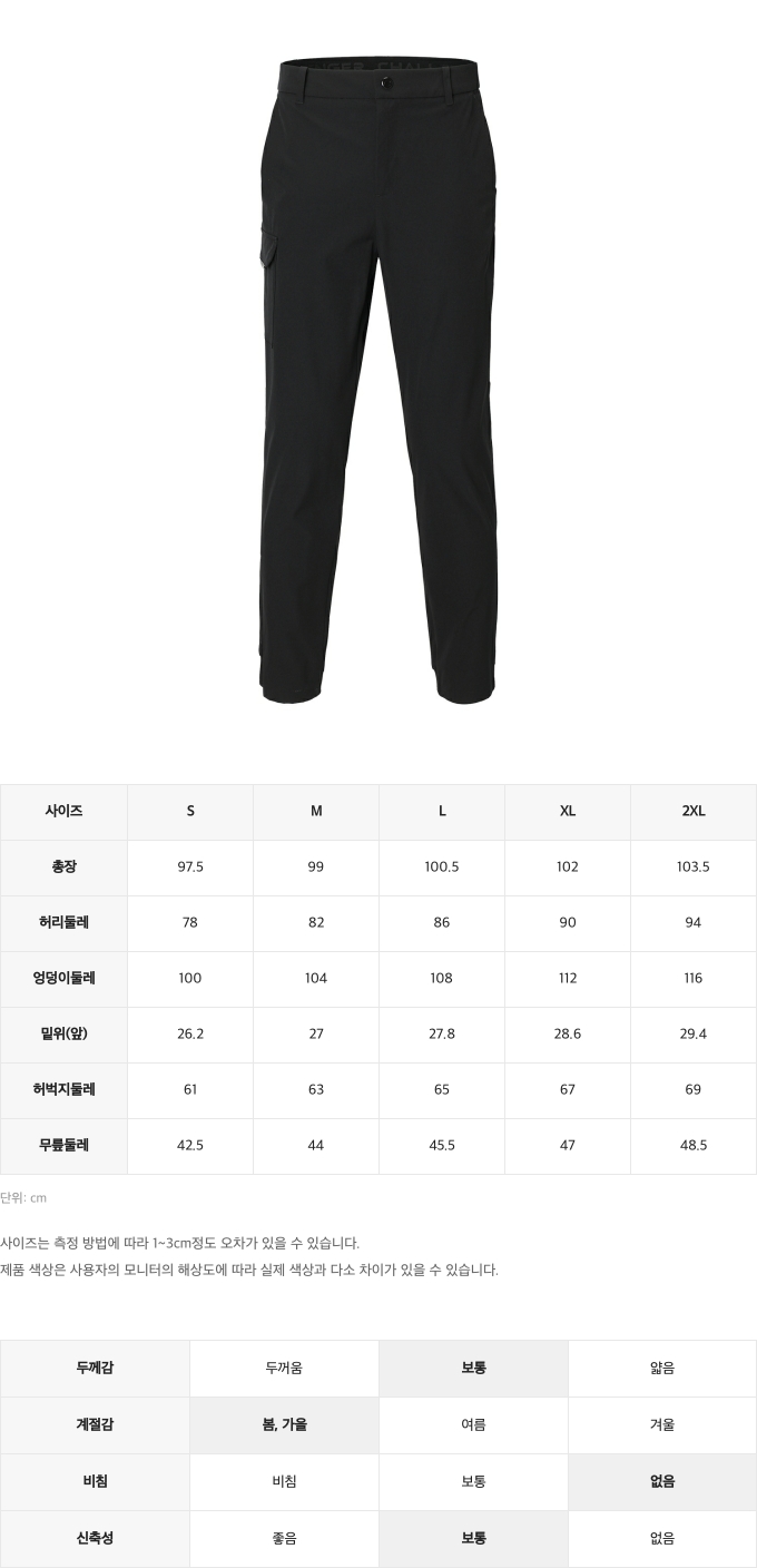 제품 핏 가이드 이미지