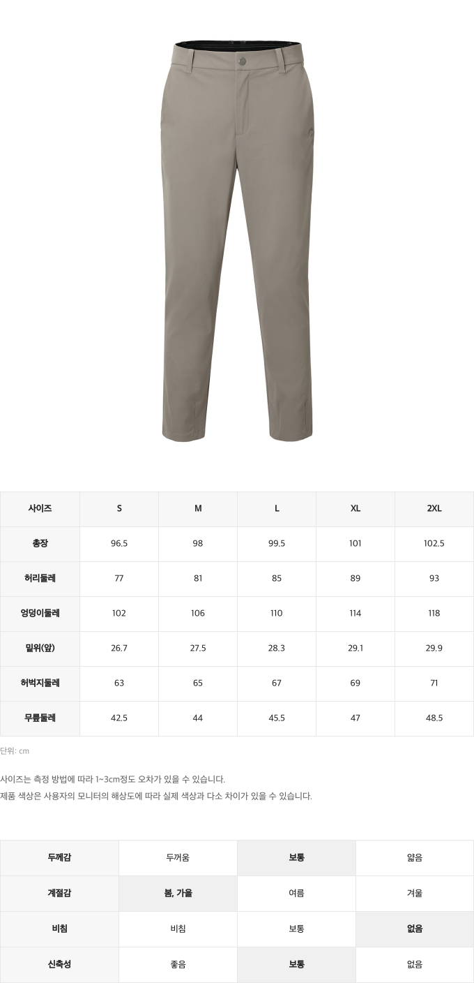 제품 핏 가이드 이미지