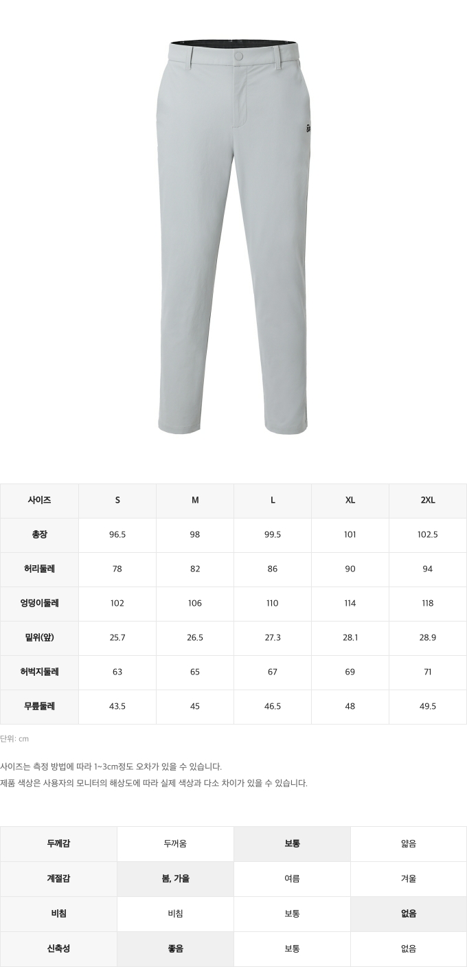 제품 핏 가이드 이미지