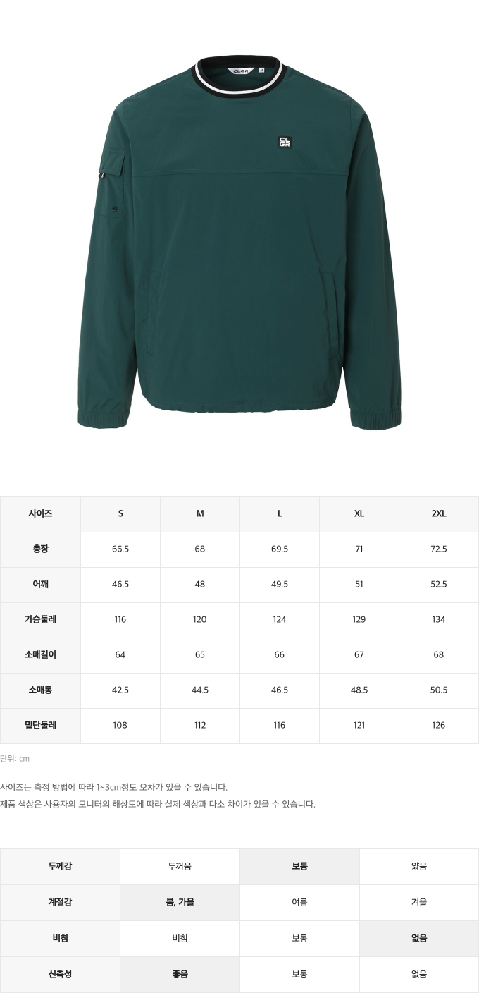 제품 핏 가이드 이미지