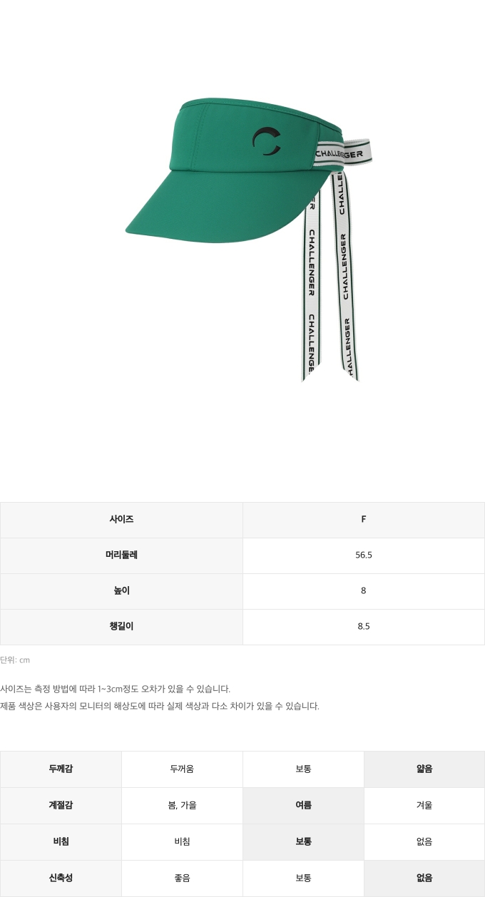 제품 핏 가이드 이미지