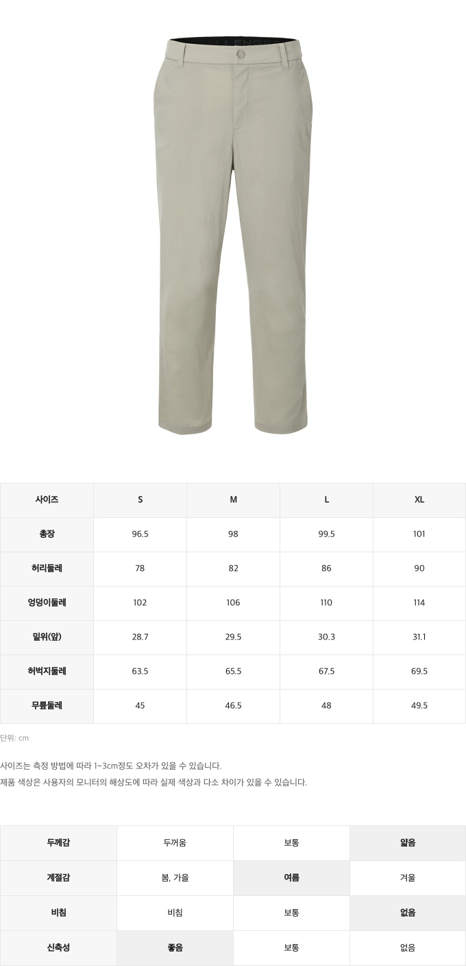 제품 핏 가이드 이미지