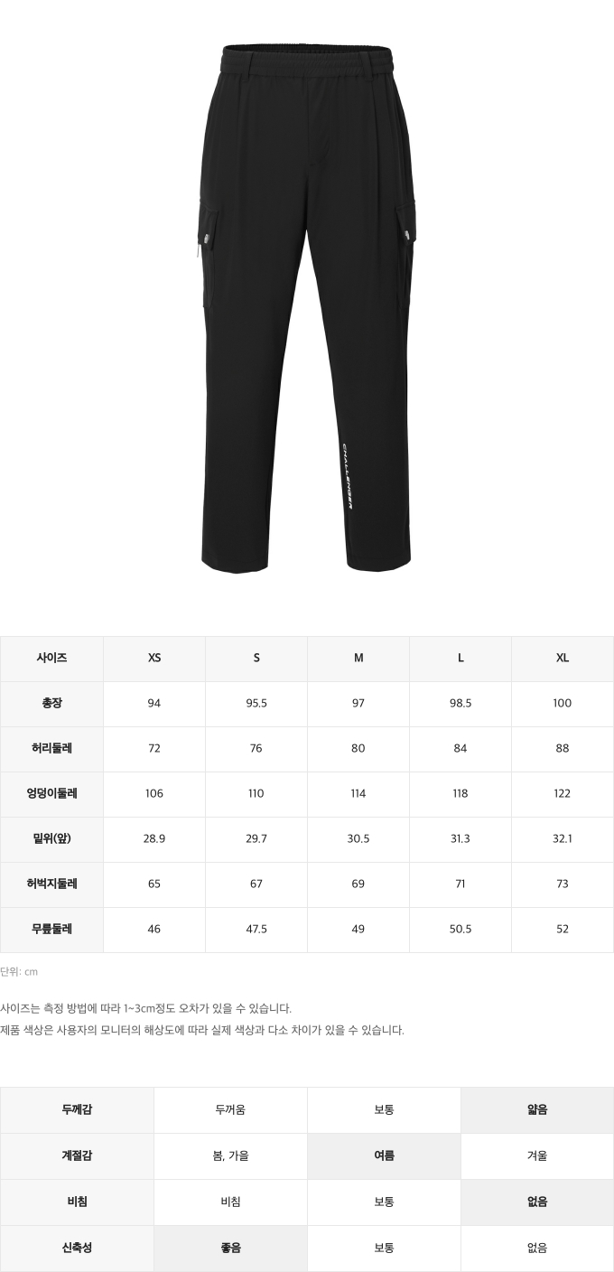 제품 핏 가이드 이미지