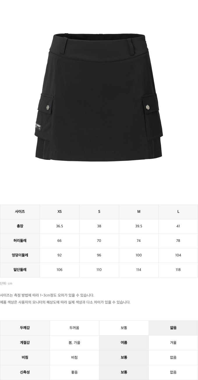 제품 핏 가이드 이미지