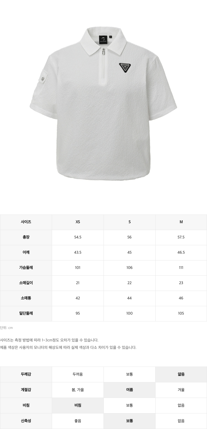 제품 핏 가이드 이미지
