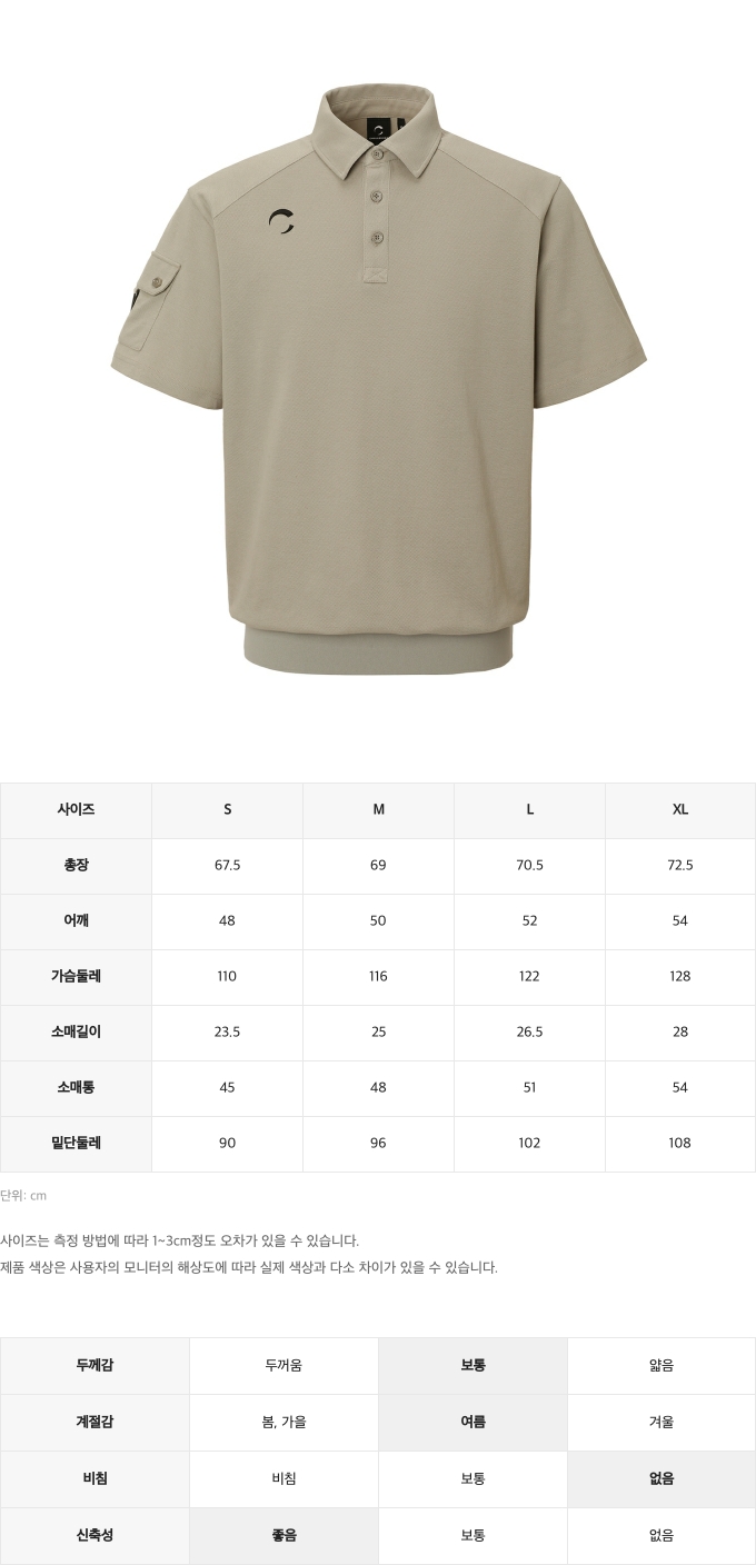 제품 핏 가이드 이미지