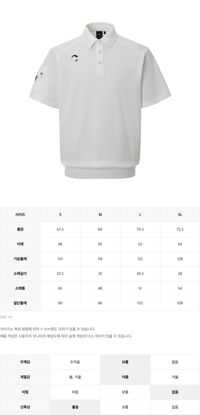 제품 핏 가이드 이미지