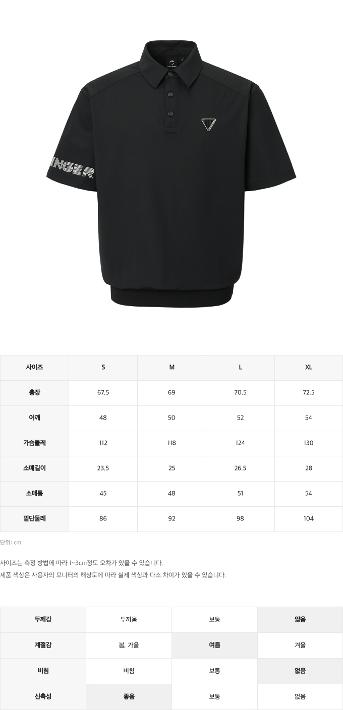 제품 핏 가이드 이미지