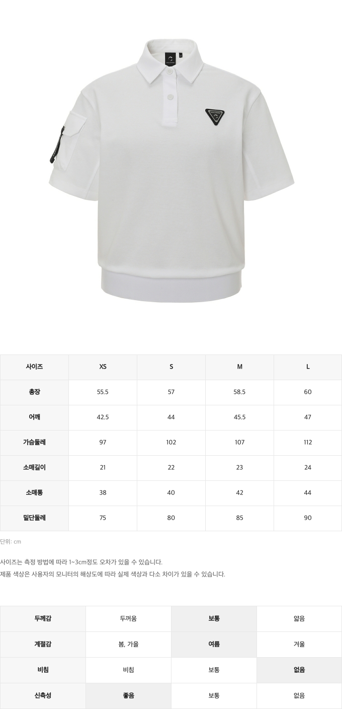 제품 핏 가이드 이미지