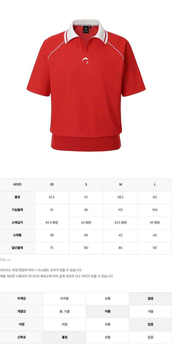 제품 핏 가이드 이미지