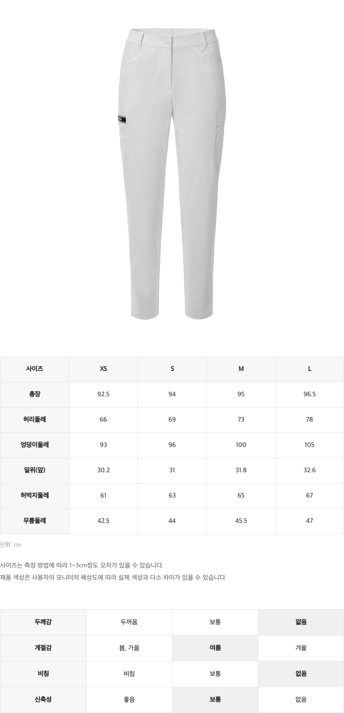 제품 핏 가이드 이미지