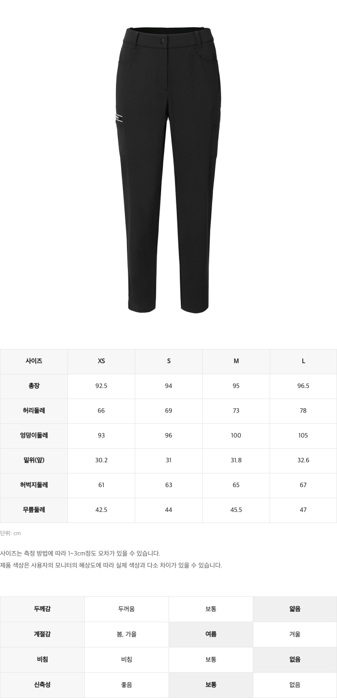 제품 핏 가이드 이미지