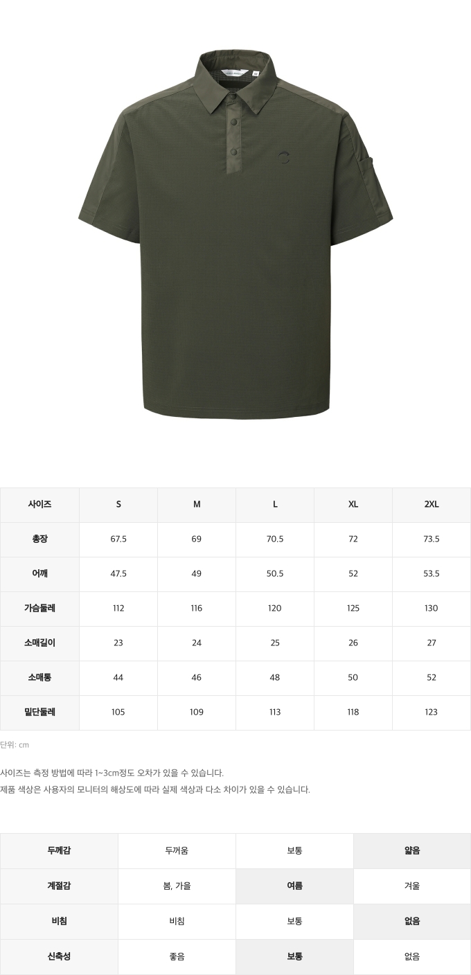 제품 핏 가이드 이미지