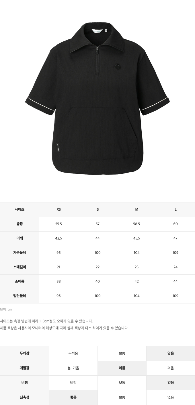 제품 핏 가이드 이미지