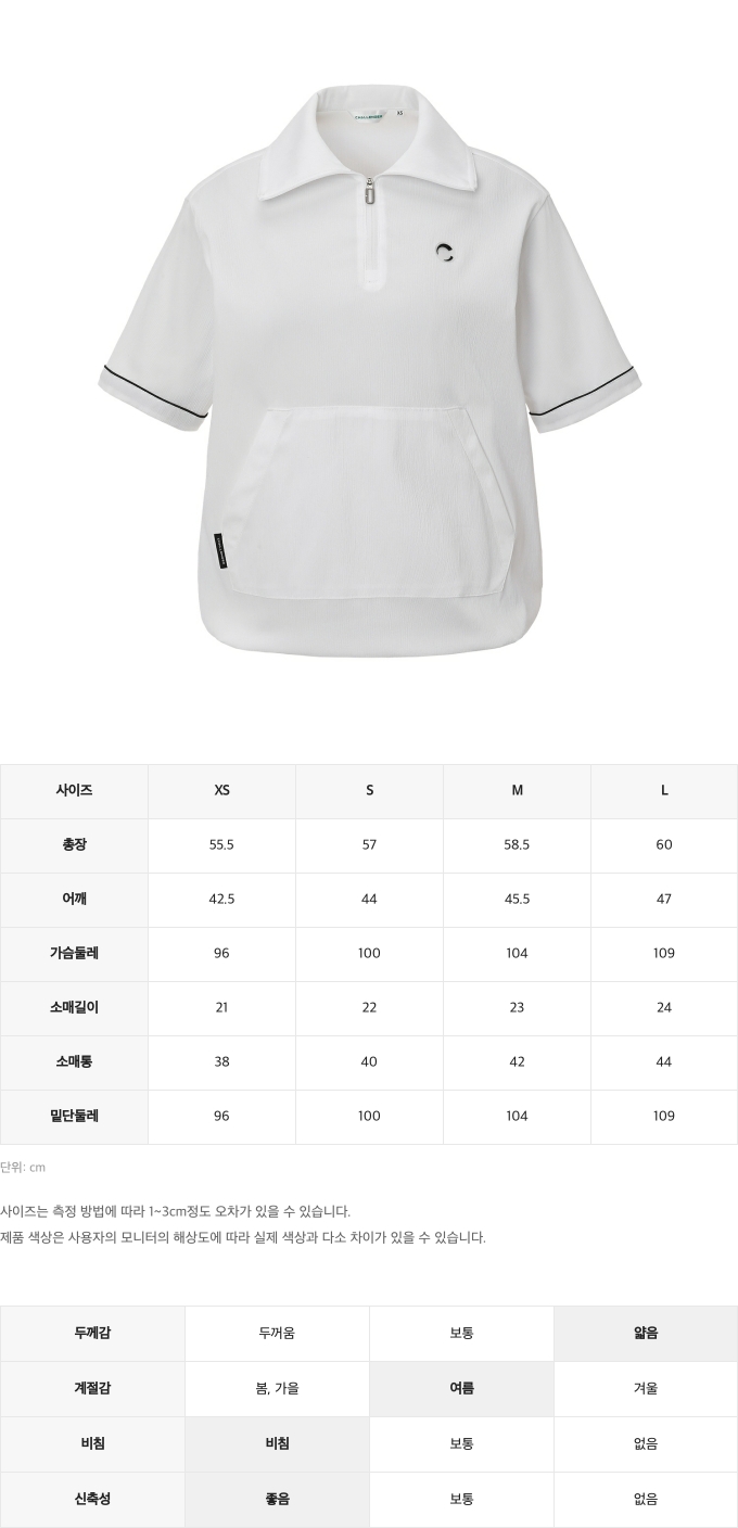 제품 핏 가이드 이미지