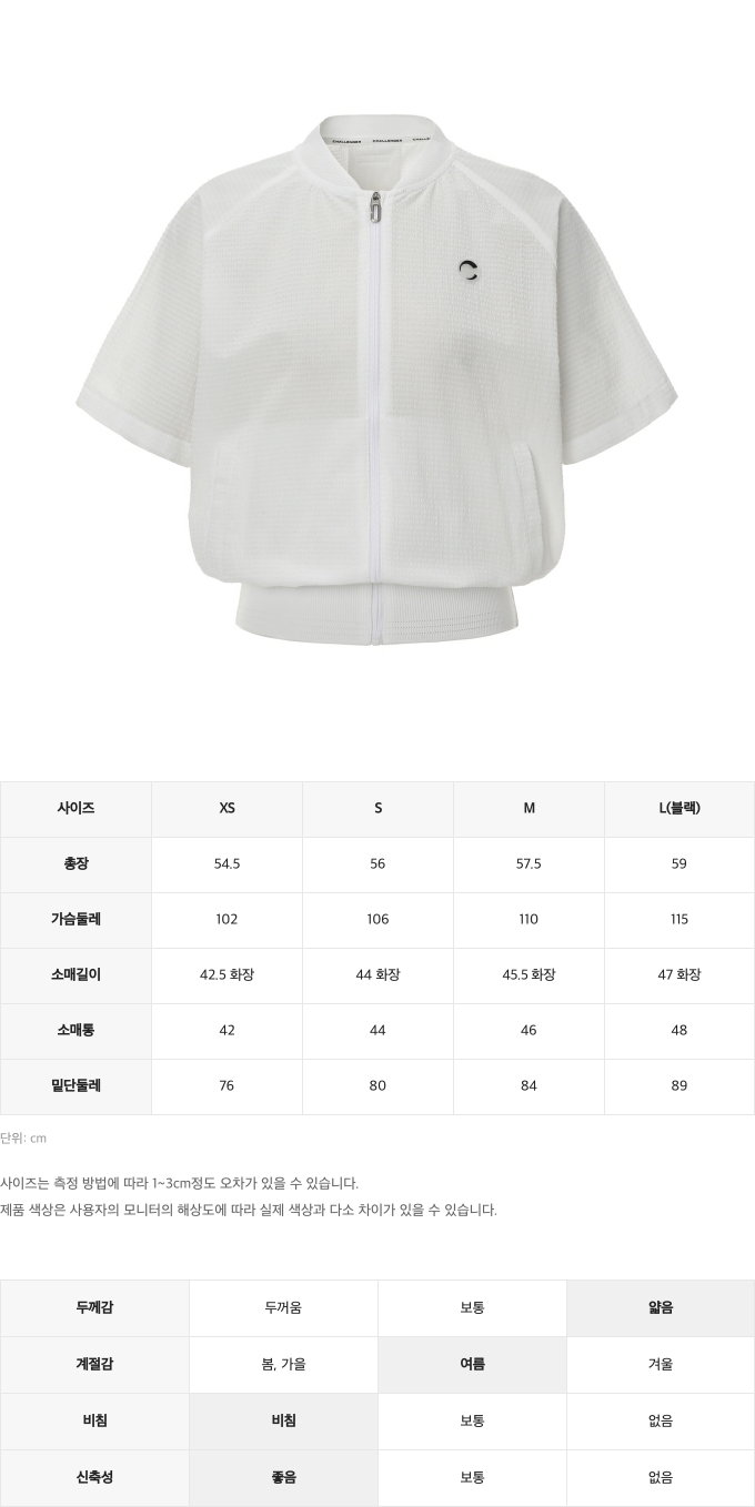 제품 핏 가이드 이미지