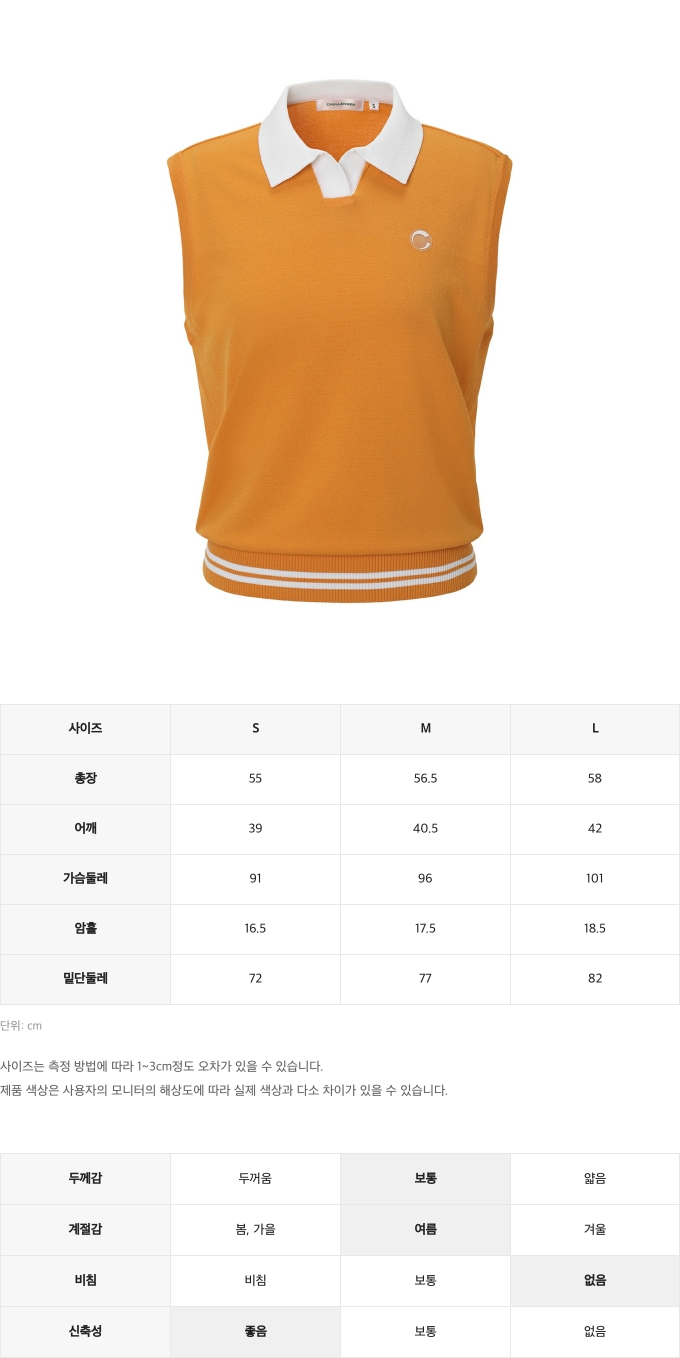 제품 핏 가이드 이미지