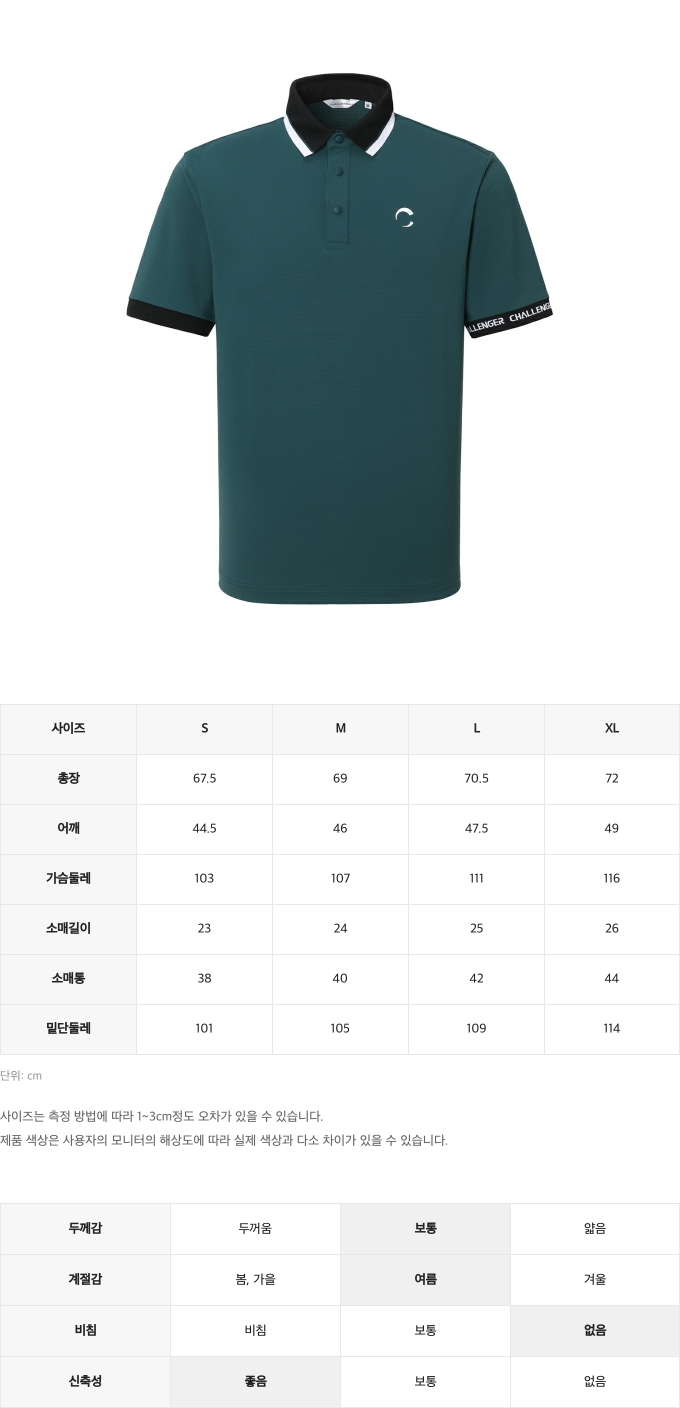 제품 핏 가이드 이미지