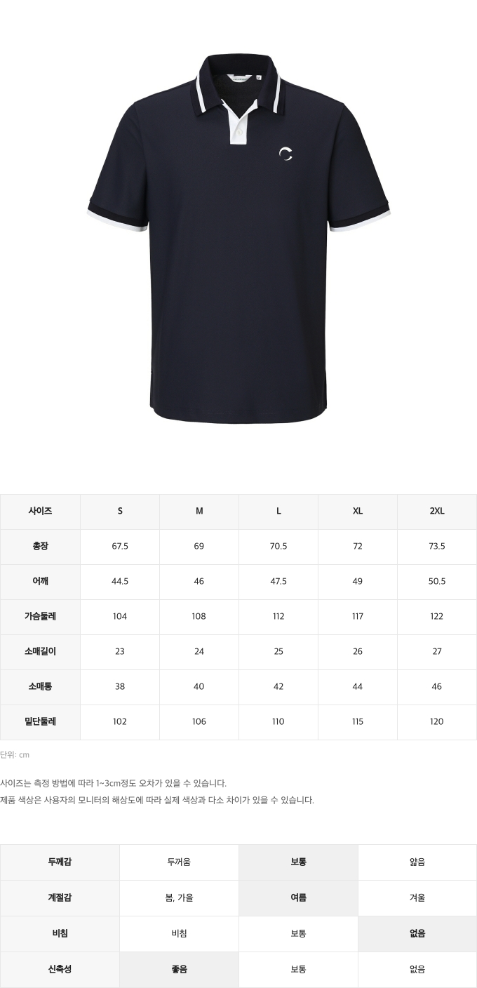 제품 핏 가이드 이미지