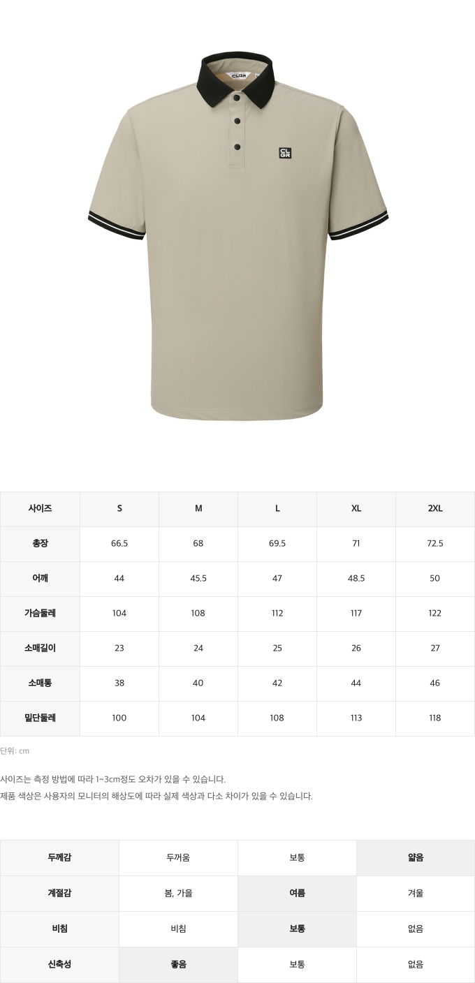 제품 핏 가이드 이미지