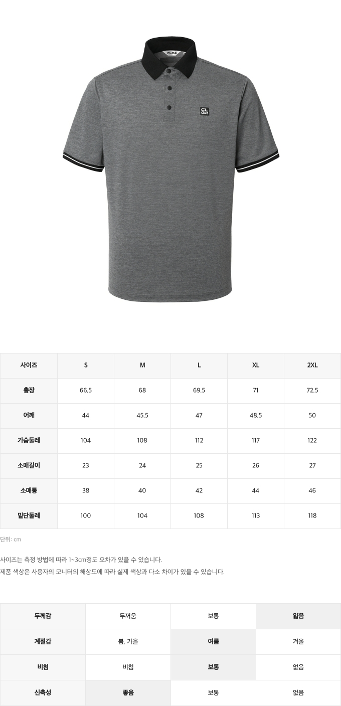 제품 핏 가이드 이미지