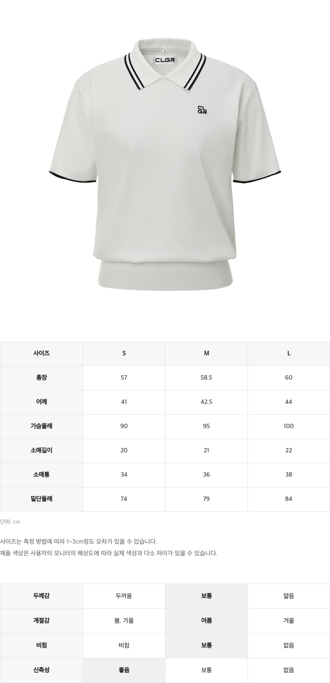 제품 핏 가이드 이미지