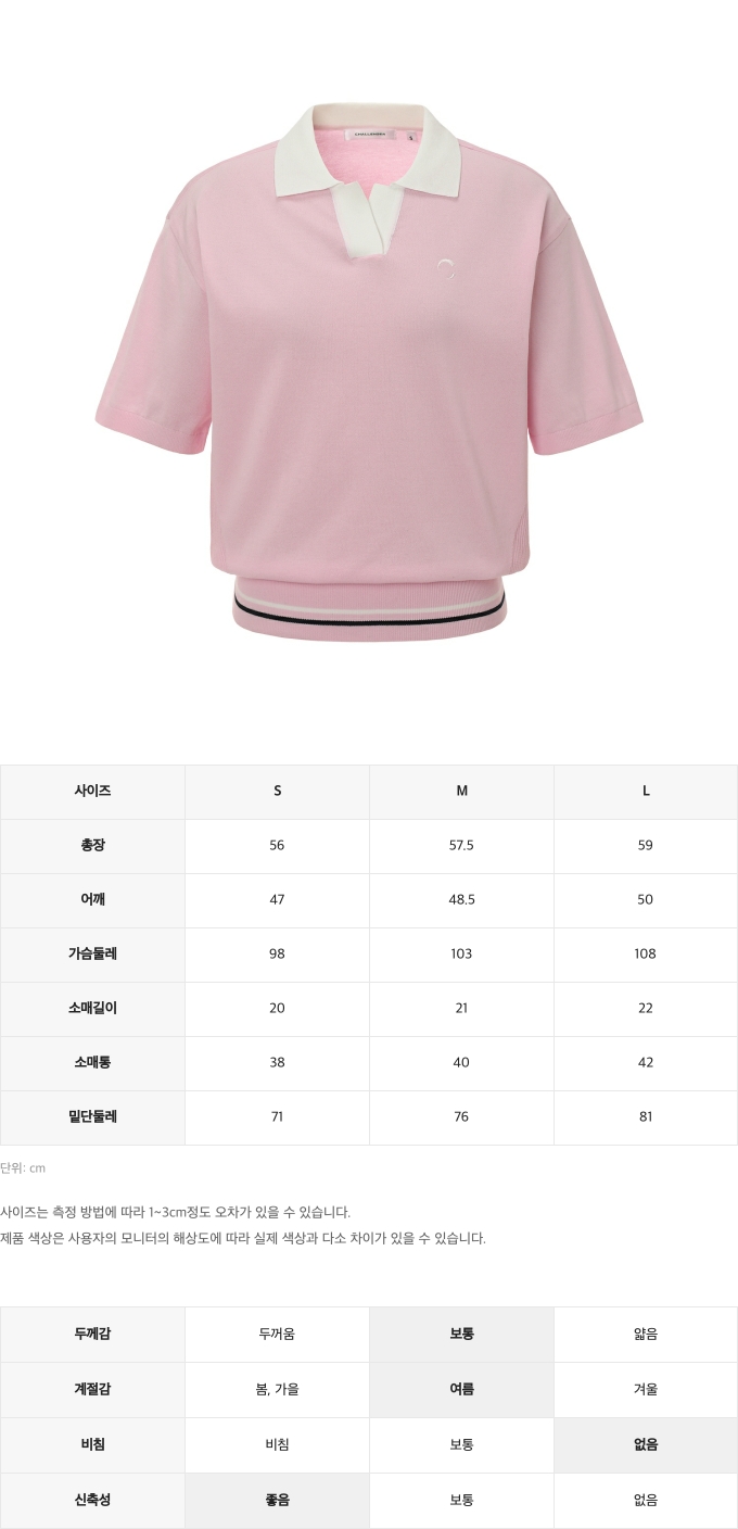 제품 핏 가이드 이미지