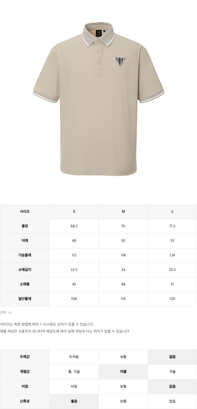 제품 핏 가이드 이미지