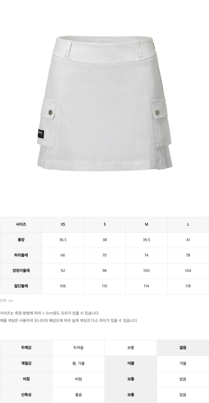 제품 핏 가이드 이미지