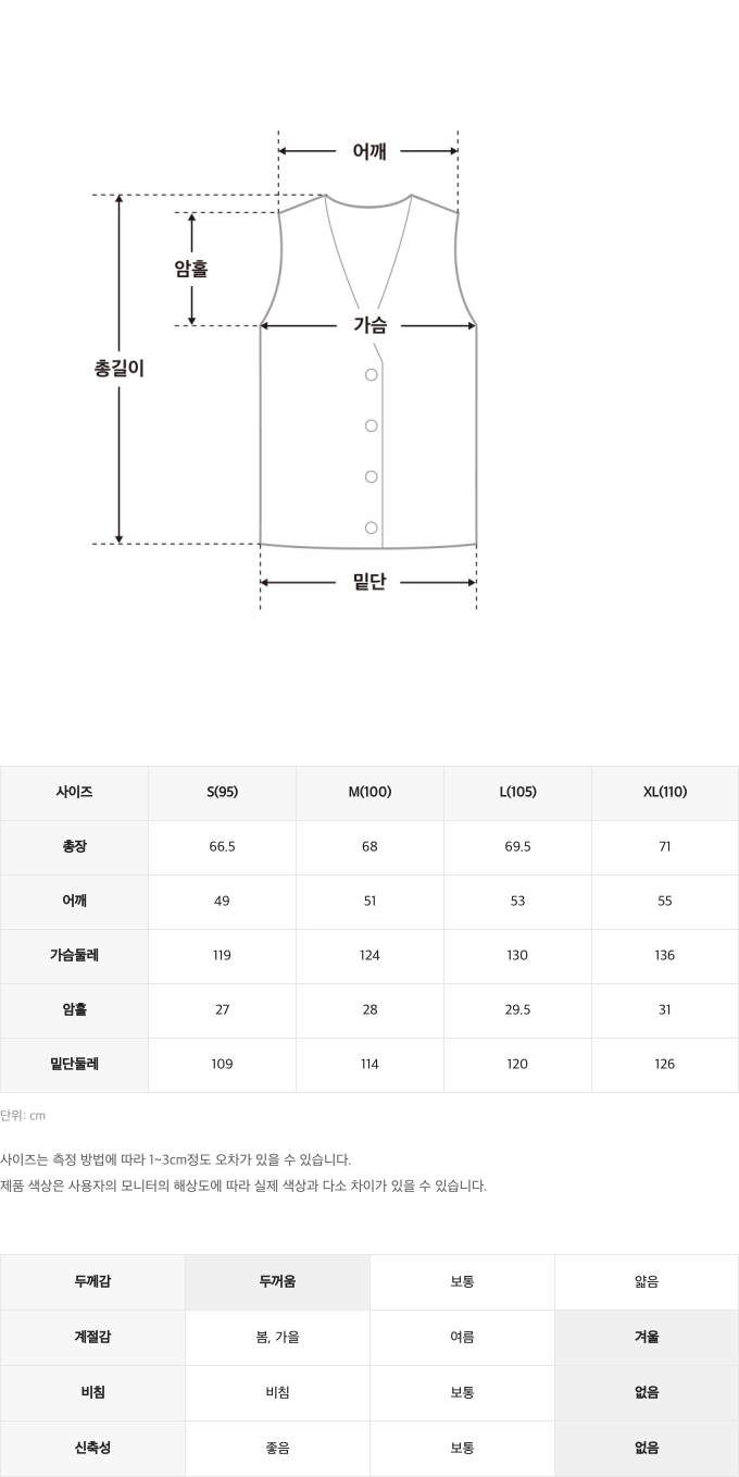 챌린저사이즈스펙