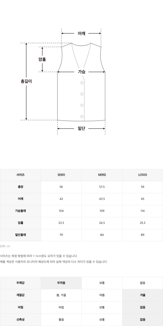 챌린저사이즈스펙